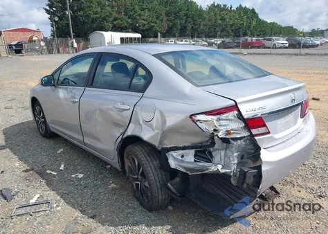 2015 Honda Civic Ex z USA, uszkodzony, nr VIN 19XFB2F89FE216734